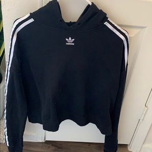 Adidas crop hoodie